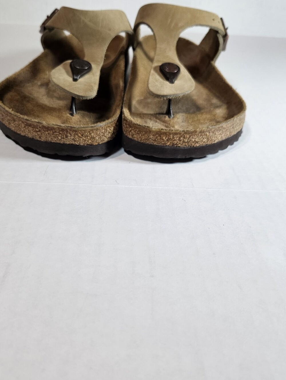 Birkenstock Bohemian Tan Leather Thong Sandals EU 39/US 8 Beachy Comfort Shoe - Picture 2 of 8